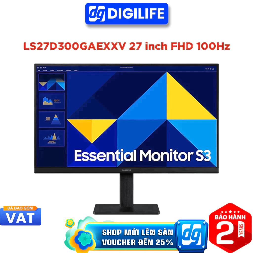 Màn hình Samsung LS27D300GAEXXV 27 inch FHD 100Hz 5ms IPS