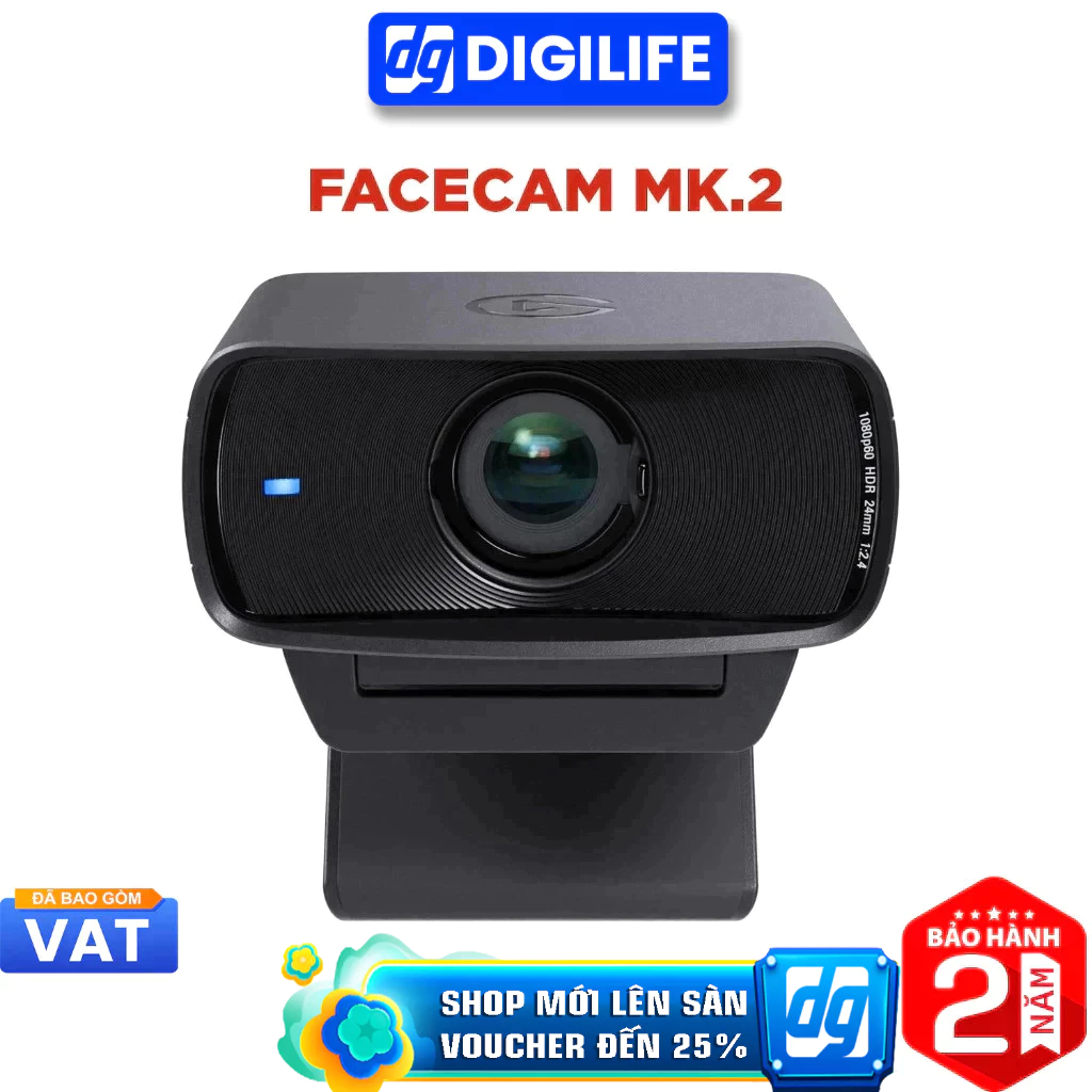 Webcam Elgato Facecam MK.2 1080p60 HDR USB-C