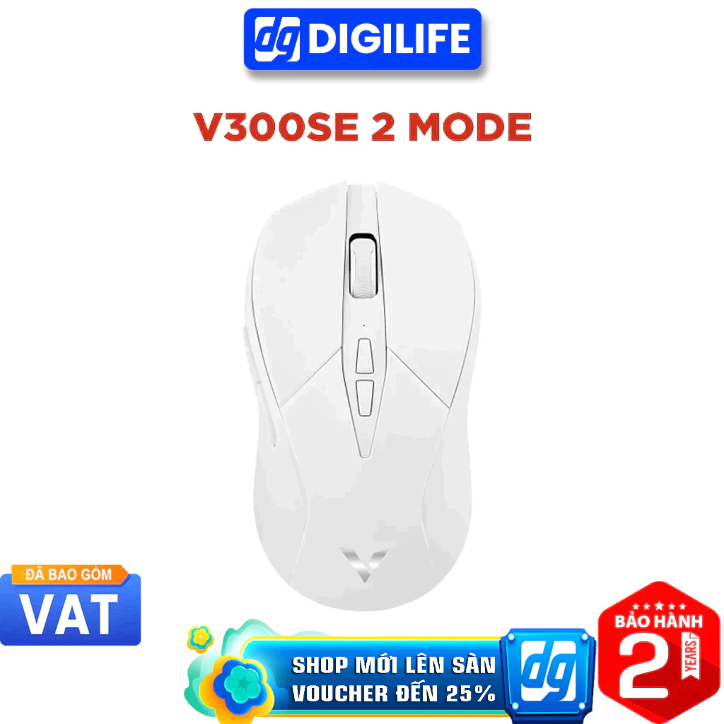 Chuột không dây Rapoo V300SE Wireless 2.4GHz 12000 DPI
