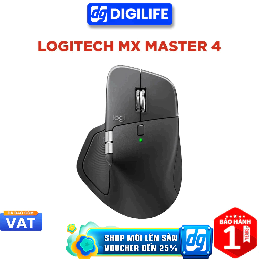 Chuột không dây Logitech MX Master 4 Bluetooth 8K DPI