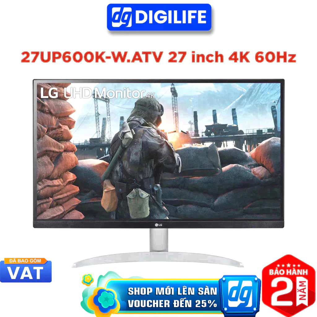 Màn hình LG 27UP600K-W.ATV 27 inch 4K 60Hz 5ms IPS