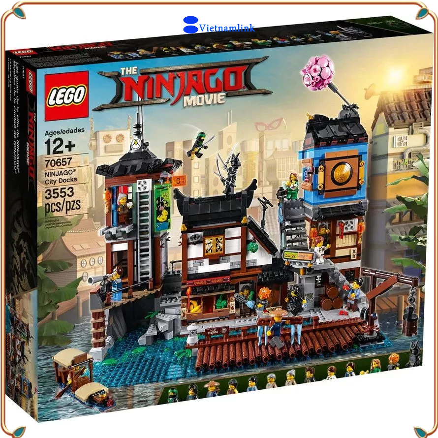 Giá thấp nhất trực tuyến LE GO 70657 Ninjago City Docks  Hàng mới, chính hãng 100%