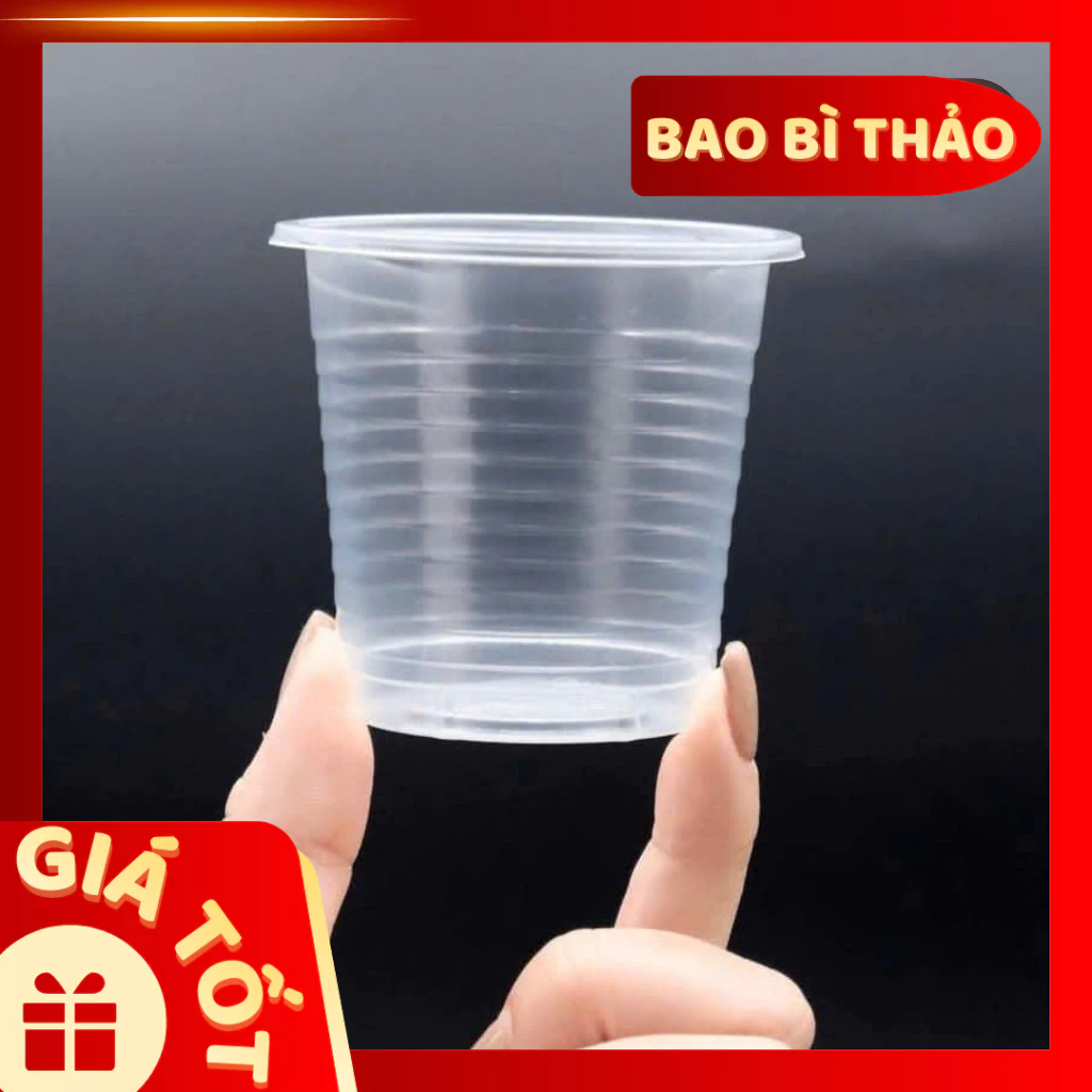[Sỉ 2000 cái] Ly nhựa PP cỡ nhỏ 80ml 140ml 220ml , ly dùng 1 lần (không kèm nắp) - thaoshop1983