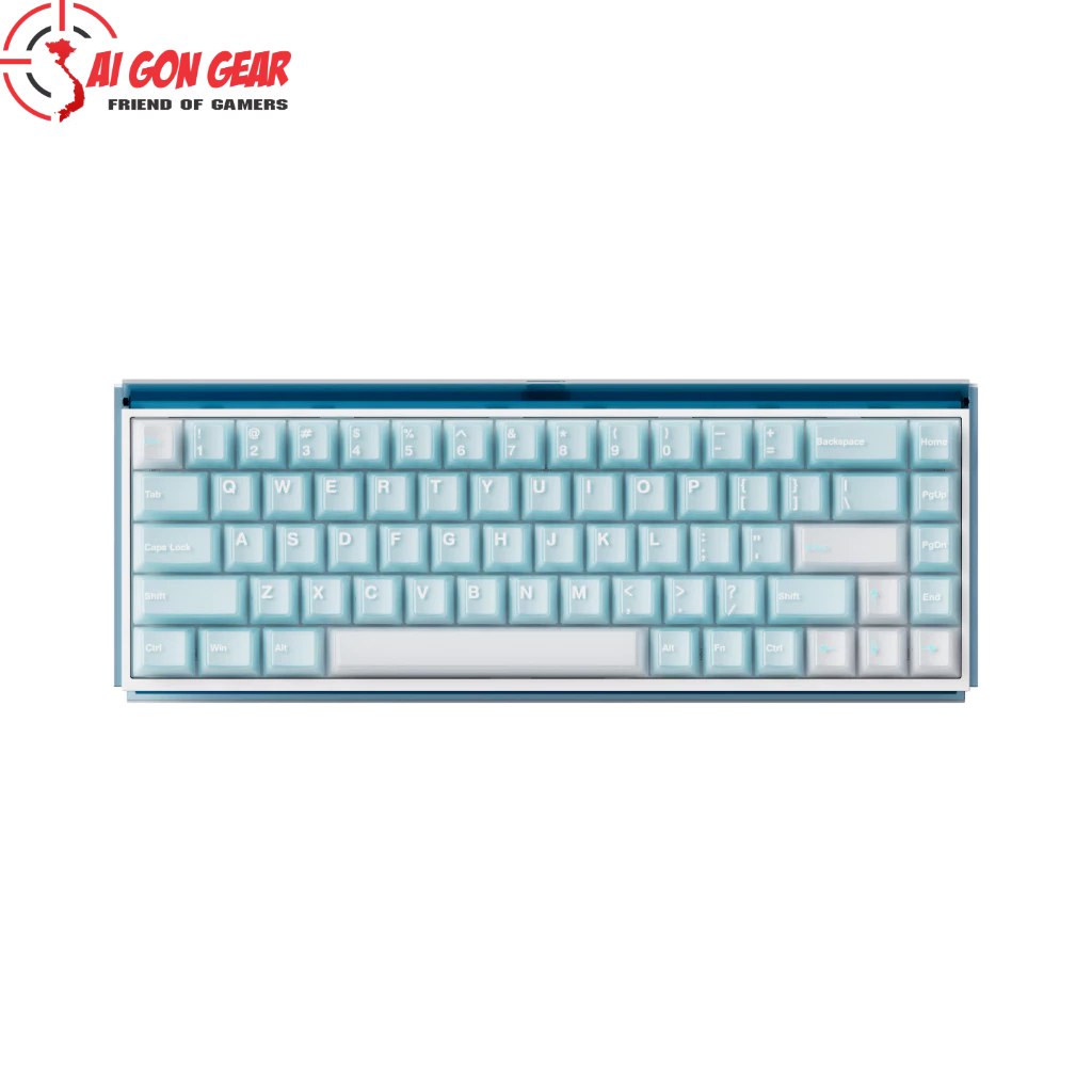 Bàn phím AKKO  Ray68 Misty (Blue & White/Pink & White/Red & White/Purple & White/Green/White/Black &
