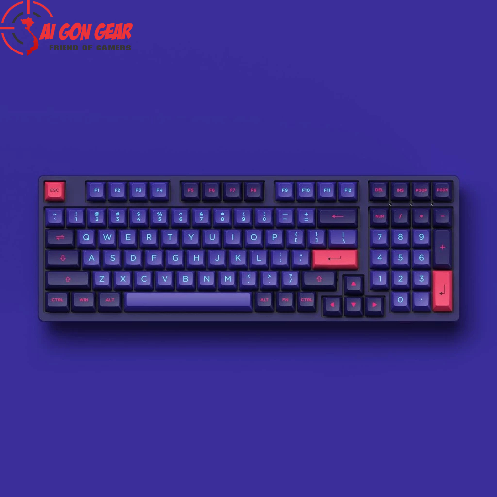 Bàn phím cơ AKKO 3098 NEON ( USB Type c/ Led Rainbow/ ASA Profile)
