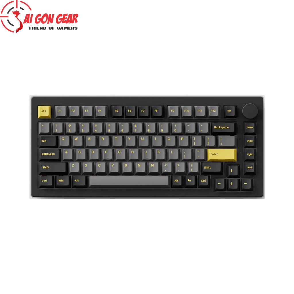 Bàn phím cơ AKKO 5075B Plus Black & Gold (Hotswap/RGB/Multi-modes)