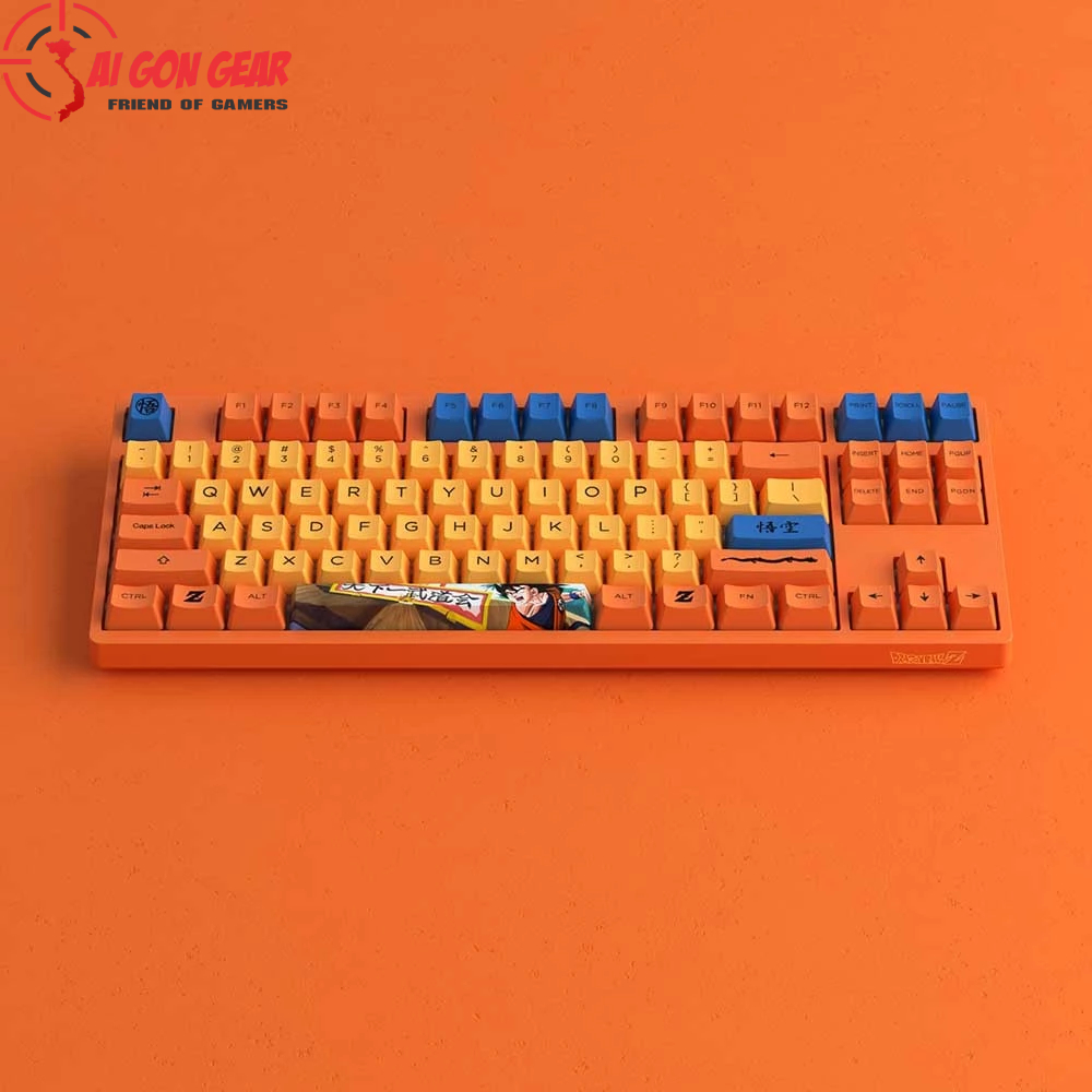 Bàn phím cơ AKKO 3087 RF Dragon Ball Z – Goku (Dual-mode / AKKO sw v3)