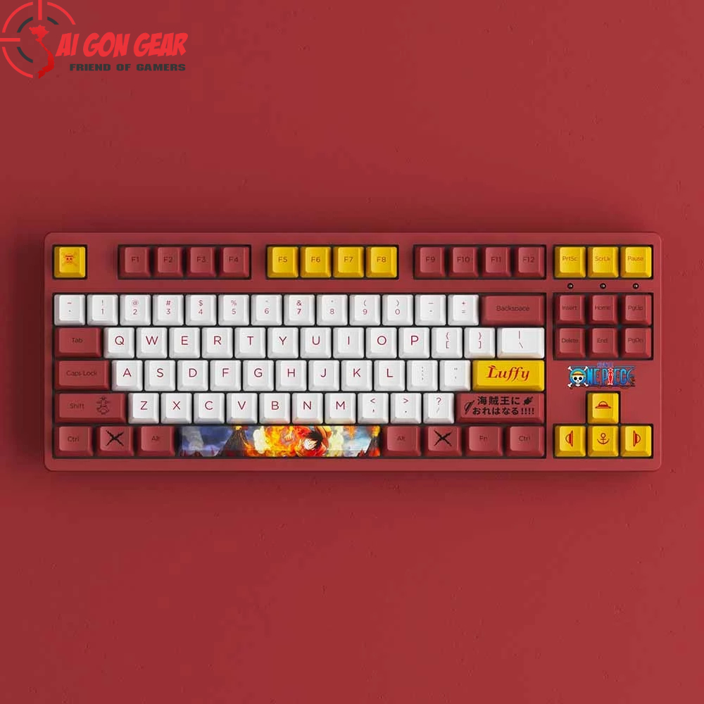 Bàn phím cơ AKKO 3087 RF One Piece – Luffy (Dual-mode / AKKO sw v3)