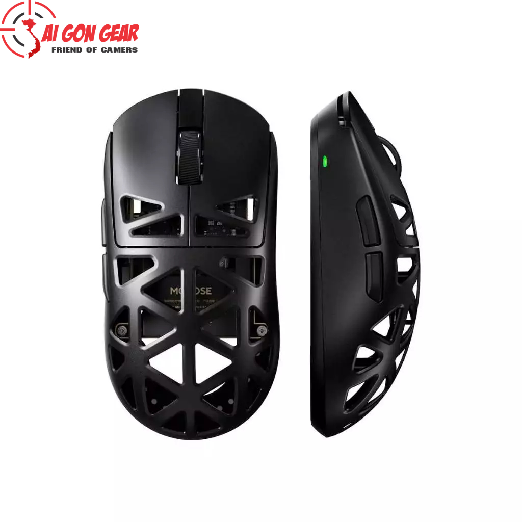 Chuột Gaming MCHOSE A7X Ultra Wireless - Black - 3 Modes