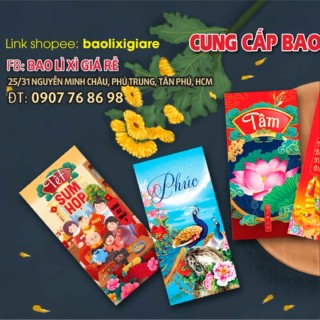 XƯỞNG BAO LÌ XÌ RẺ ĐẸP