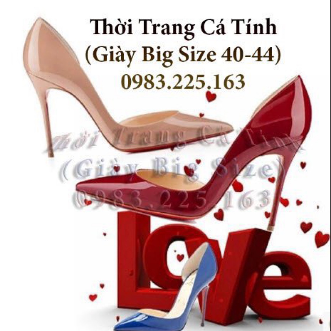 Giày Nữ Big Size (Size 40--44)