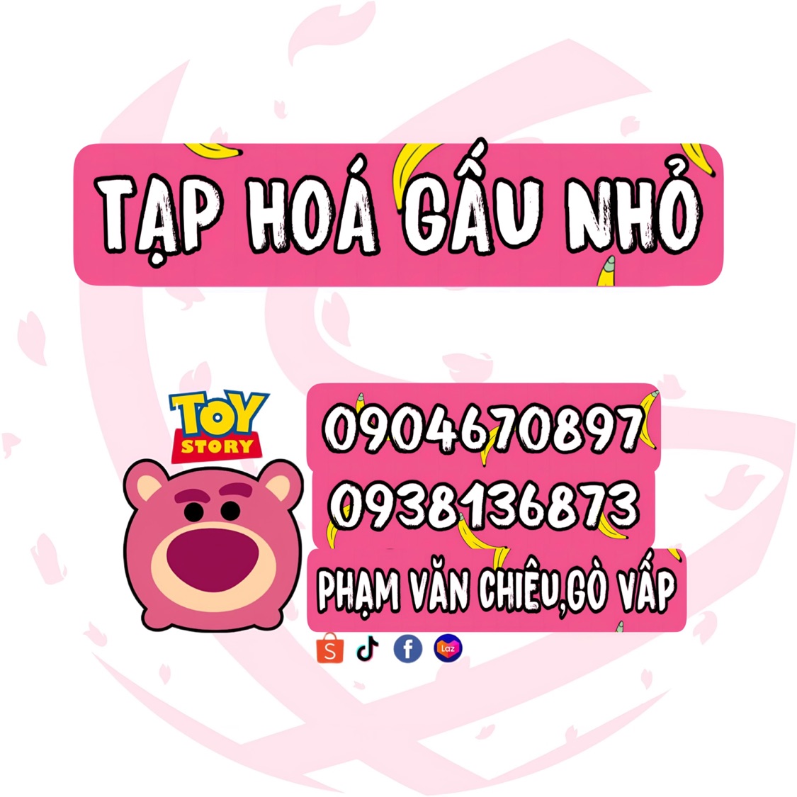 Tạp Hóa Gấu Nhỏ - Sticker Dép