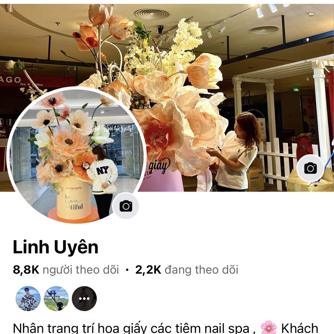 linh Uyên hoa giấy
