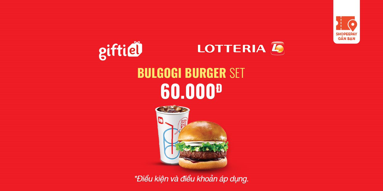 E-Voucher Lotteria Bulgogi Burger Set