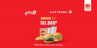 E-Voucher Lotteria Burger Set