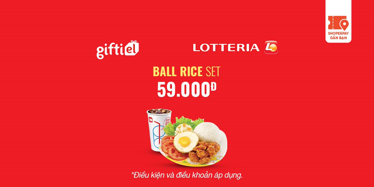 E-Voucher Lotteria Ball Rice Set