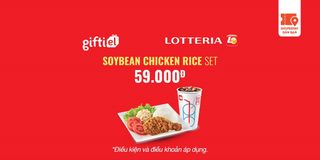 E-Voucher Lotteria Soybean Chicken Rice Set