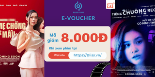 HCM [E-Voucher] Mã giảm giá xem phim 8,000 trên Bliss.vn