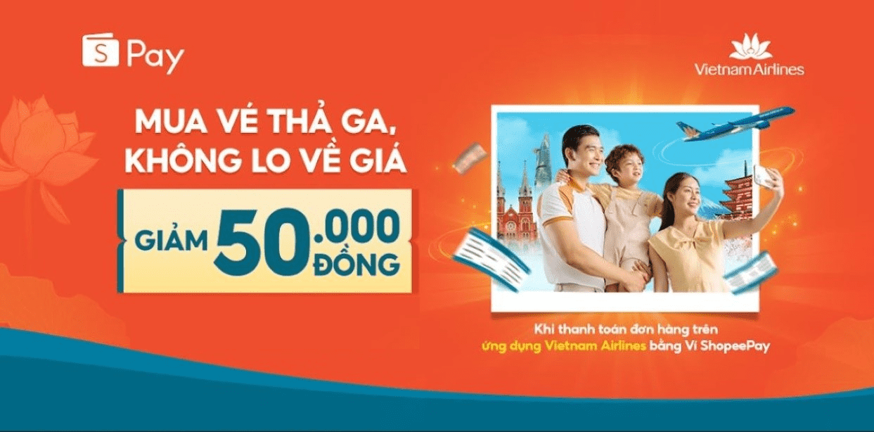 Vietnam Airlines - Giảm 50.000đ