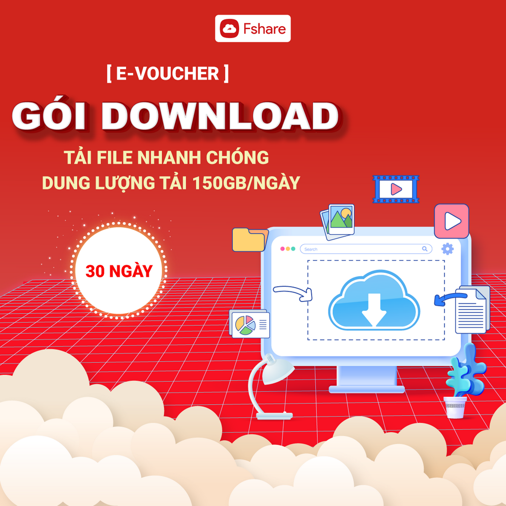 [E-Voucher] - Download 30 ngày - 60.000VNĐ
