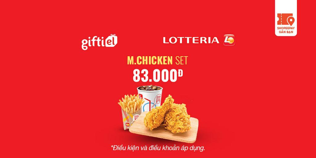E-Voucher Lotteria M.Chicken set
