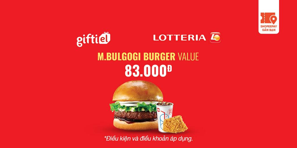 E-Voucher Lotteria M.Bulgogi Burger Value