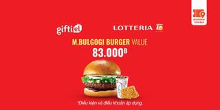 E-Voucher Lotteria M.Bulgogi Burger Value