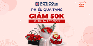 Phiếu quà tặng trị giá 50k, áp dụng cho mọi sản phẩm trên Potico.vn