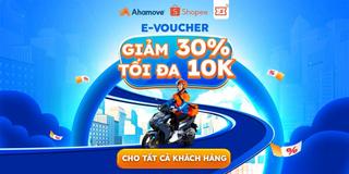 Giảm 30% tối đa 10K dịch vụ giao hàng Ahamove