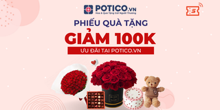 HCM [E-Voucher] Mã giảm giá 100k cho đơn hàng có giá trị từ 300k tại web/app Potico.vn