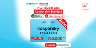 E-voucher KEY 2 NĂM Phần Mềm Diệt Virus Kaspersky Standard 3 thiết bị (Kaspersky Anti-virus) - Key chính hãng
