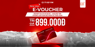 HCM [New User] Evoucher INFINITY gói tập không giới hạn 60 ngày dành cho 2 người