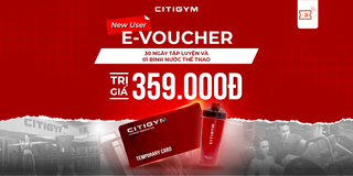 HCM [New User] Evoucher combo gói tập 30 ngày {có giới hạn thời gian tập luyện} + Bình nước thể thao
