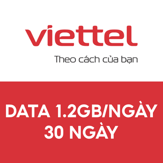 Viettel 1.2GB/ngày, 30 ngày