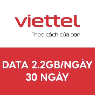 Viettel 2.2GB/ngày, 30 ngày