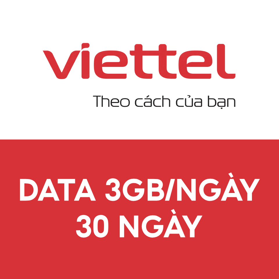 Viettel 3GB/ngày, 30 ngày