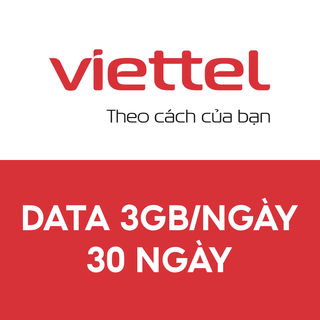Viettel 3GB/ngày, 30 ngày