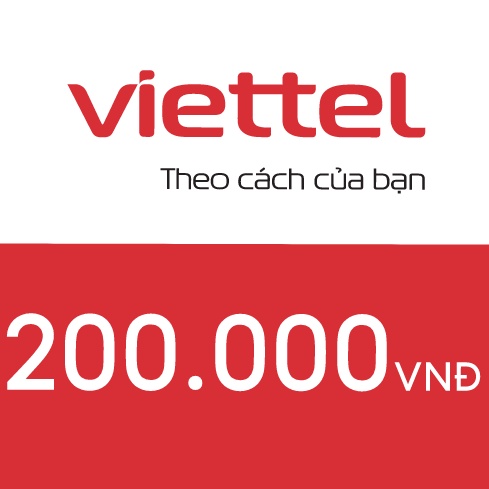 Mã thẻ điện thoại Viettel 200K