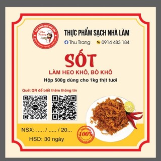 thực phẩm sạch Thu Trang