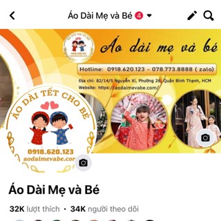 Áo dài mẹ và bé yêu