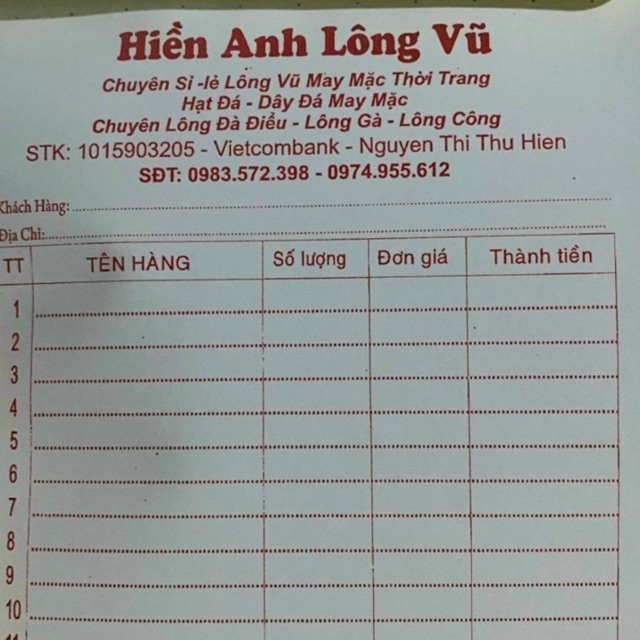 Phụ Kiện May Mặc Hiền Anh