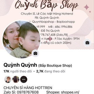 Quỳnh Bắp - Kho Sỉ Hottrend