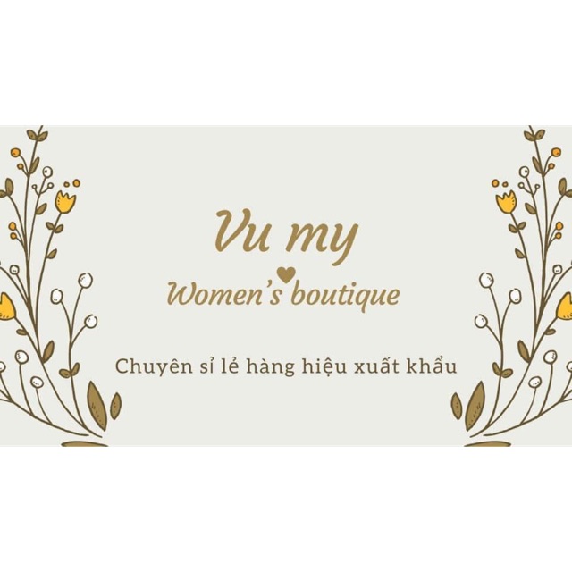 VUMY - HÀNG HIỆU XUẤT XỊN