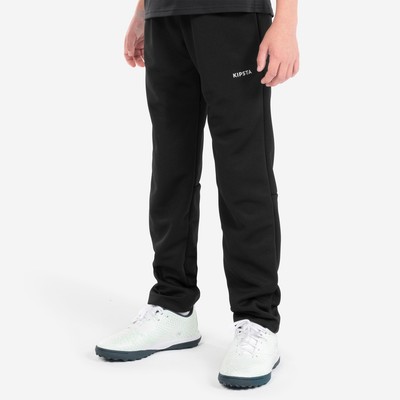 Quần dài đá bóng trẻ em DECATHLON Essential đen mã 8558483