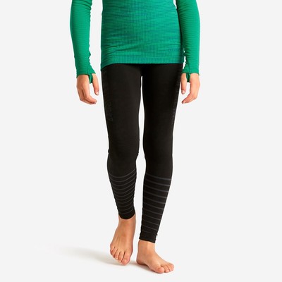 Kids' Thermal Tights Keepdry 500 DECATHLON Black mã 8641625