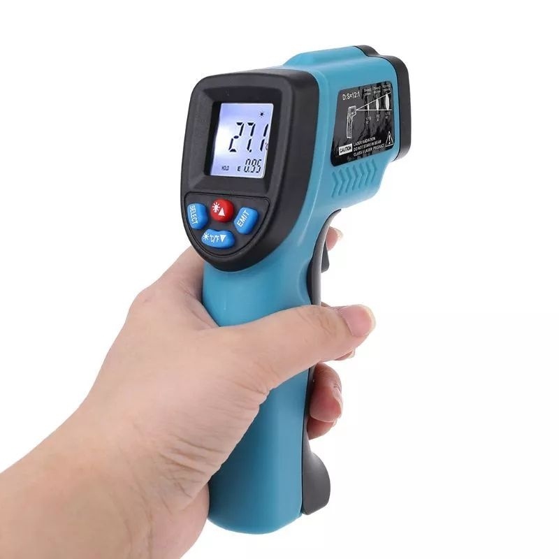 Nhiệt kế hồng ngoại kỹ thuật số laser -50 ~ 550 ℃ 1022 ℉ GM550 ℃ / ℉ đo nhiệt độ