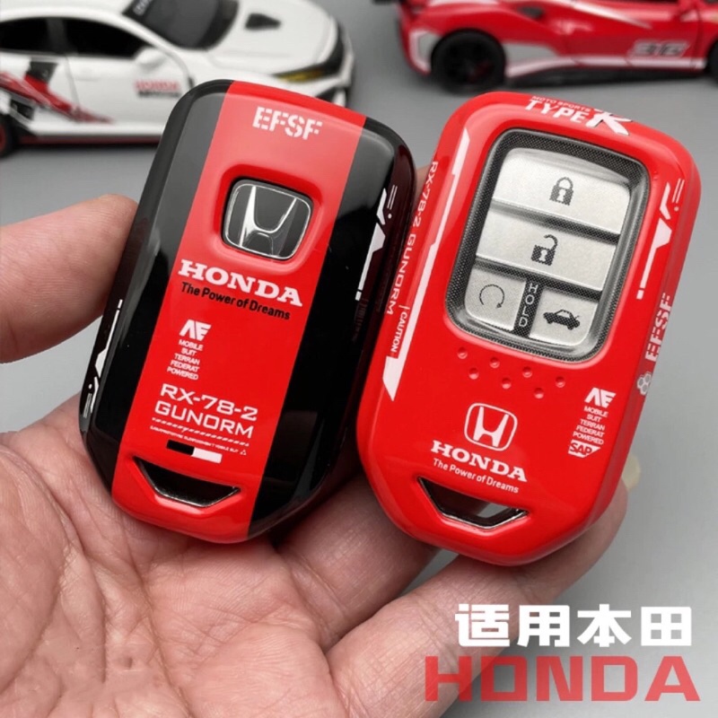 Bao Da / Ốp Bảo Vệ Chìa Khóa Honda Civic 10th gen 10 Ốp bọc chìa thông minh
