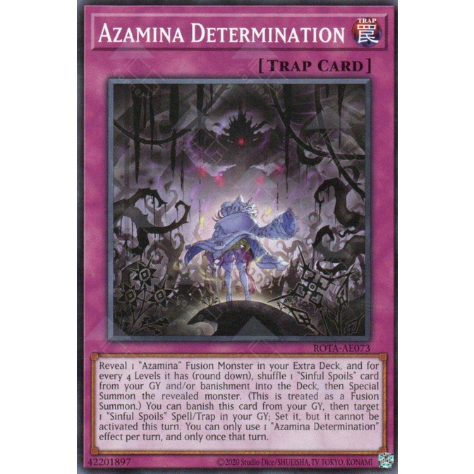 Thẻ bài Yugioh - ROTA-AE073 - Azamina Determination