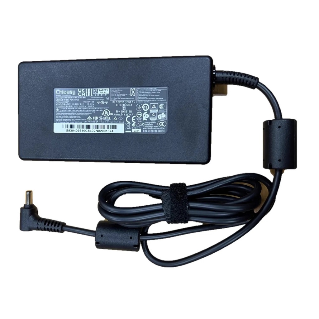 Sạc dành cho MSI Katana 15 B13VEK B13VGK B12VEK B12VFK B12VGK 200W Laptop AC Adapter