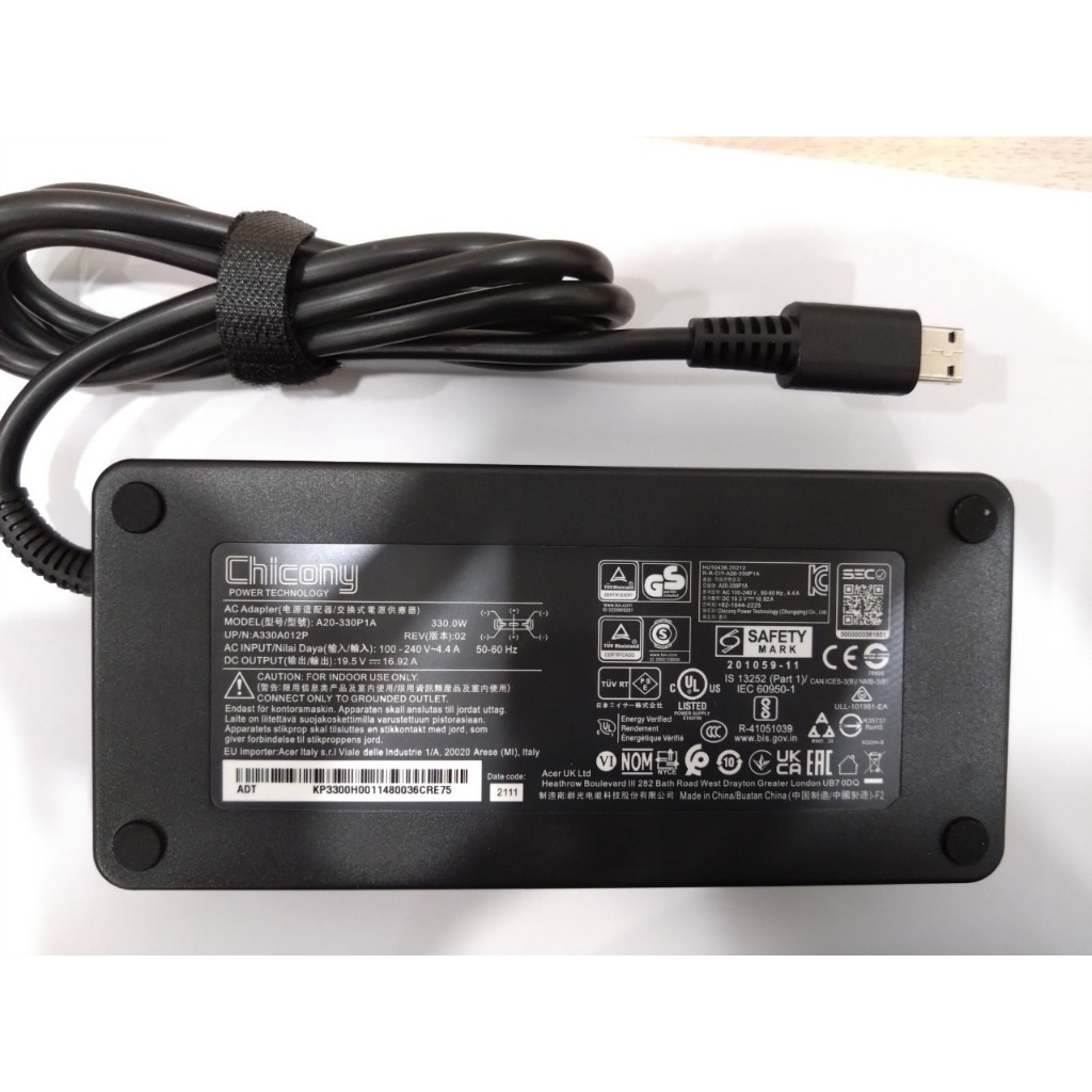 Sạc 330W USB Tip dành cho Laptop Gaming MSI Vector GP76 CreatorPro X17 GP76 HX 12UX X17 A12UX